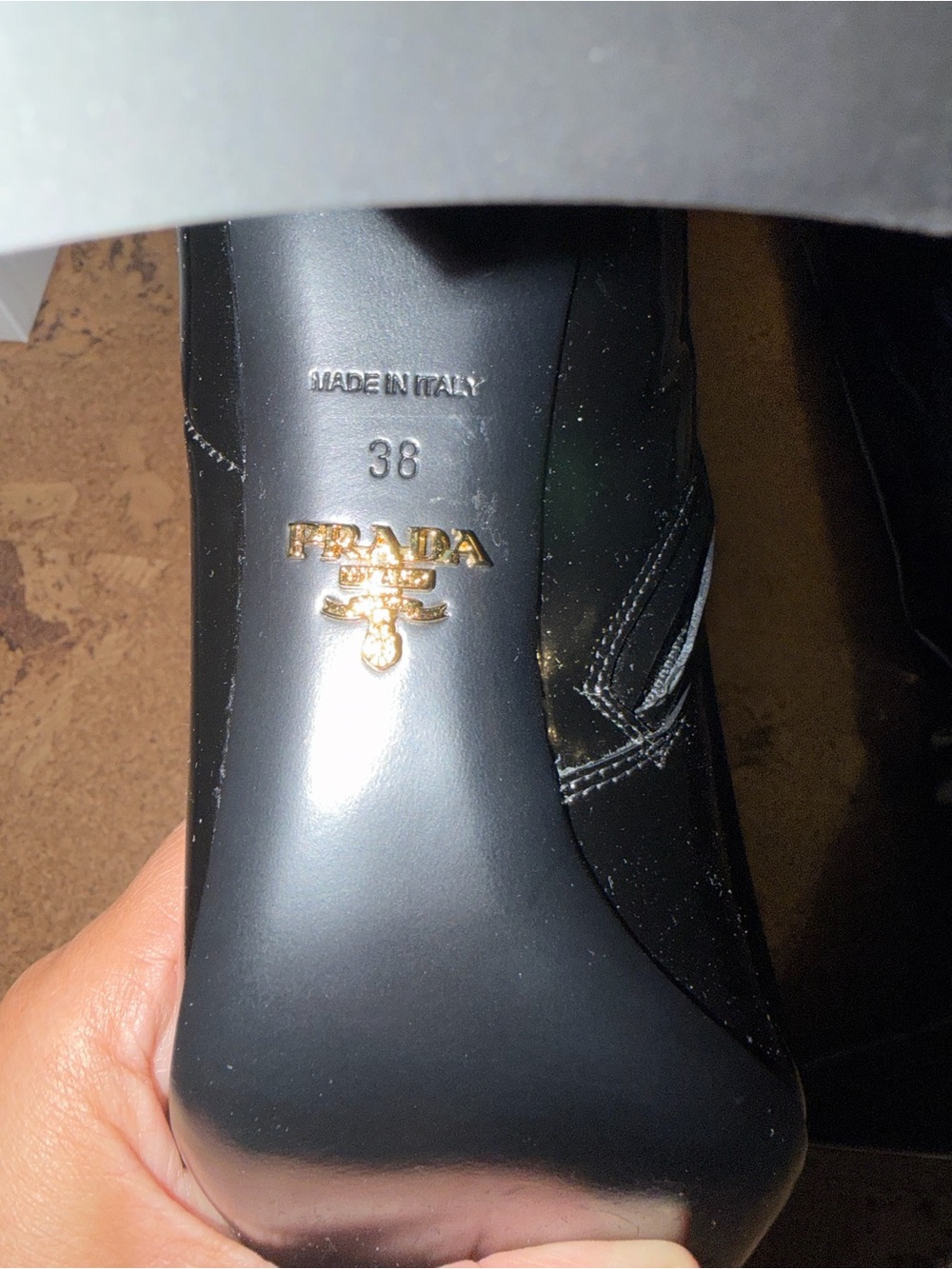 PRADA
Patent Leather Knee-High Boots - Picture 3 of 6